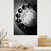 Telefon Wählscheibe ポスター (キッチン)