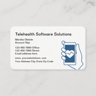 Telehealthの心配サービス 名刺