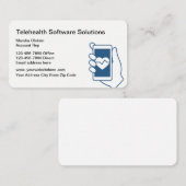 Telehealthの心配サービス 名刺 (正面/裏面)