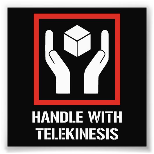 Telekinesisを使用した処理 フォトプリント (正面)