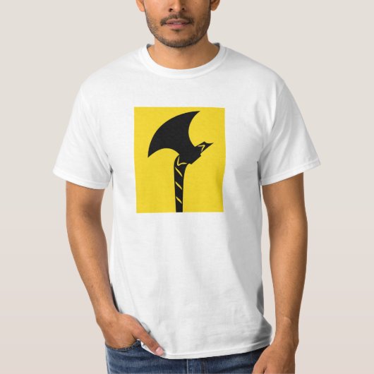 Telemarkの旗のノルウェーの地域 Tシャツ (正面)