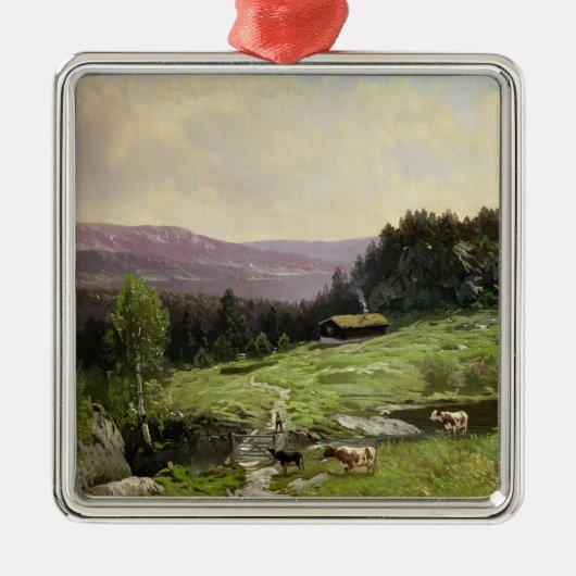 Telemark、南ノルウェー メタルオーナメント (正面)