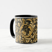 Telemark Rosemaling Mug – Scandinavian Cozy “Kosel マグカップ (正面左)