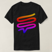 Telepath rainbow gradientロゴTシャツ Tシャツ (デザイン正面)