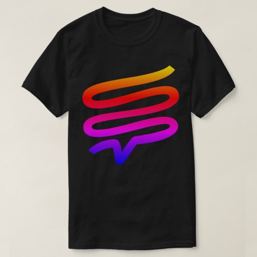 Telepath rainbow gradientロゴTシャツ Tシャツ (デザイン正面)