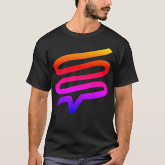 Telepath rainbow gradientロゴTシャツ Tシャツ