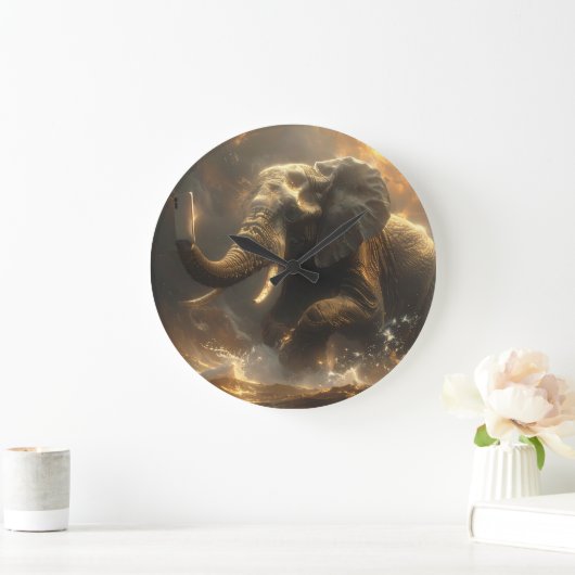 TELEPHANTASTIC ラージ壁時計 (ホーム)