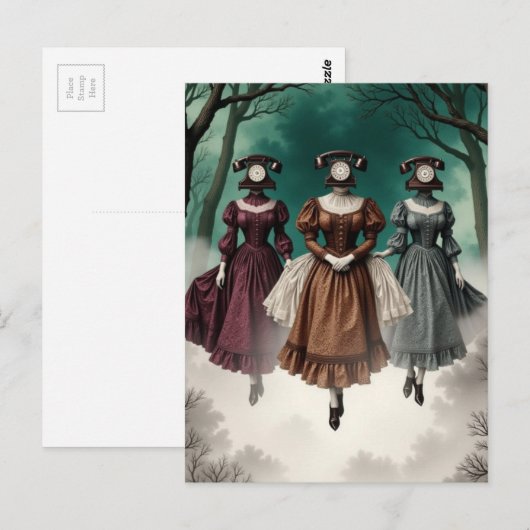 Telephone Ladies ポストカード (正面/裏面)