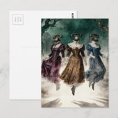 Telephone Ladies Levitating  ポストカード (正面/裏面)