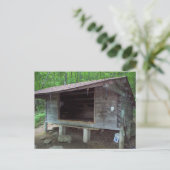 Telephone Pioneers Shelter Appalachian Trail ポストカード (スタンド正面)