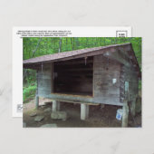 Telephone Pioneers Shelter Appalachian Trail ポストカード (正面/裏面)