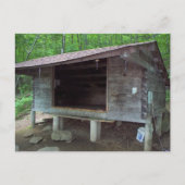Telephone Pioneers Shelter Appalachian Trail ポストカード (正面)