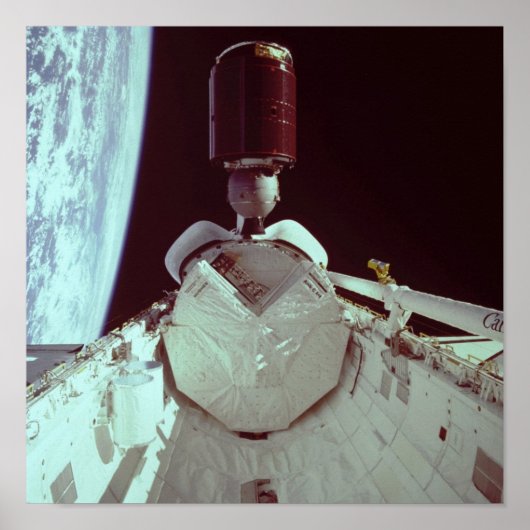 TELESAT-1のシャトルディスカバリーからのリリース ポスター (正面)