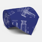 Telescope Blueprints Neck Tie ネクタイ (ロール)