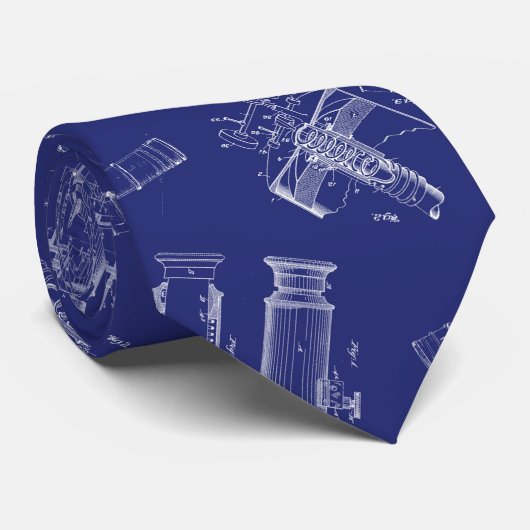 Telescope Blueprints Neck Tie ネクタイ (ロール)