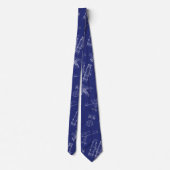 Telescope Blueprints Neck Tie ネクタイ (裏面)