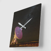 Telescope Milky Way | San Agustin New Mexico スクエア壁時計 (傾斜)