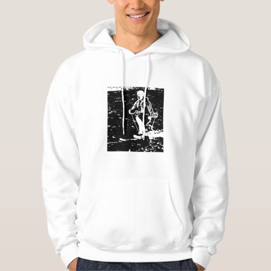 Teleturnのフード付きスウェットシャツ パーカ (正面)