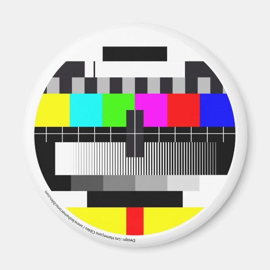 Television / Télévision / TV マグネット (正面)
