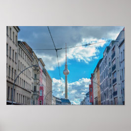 Television Tower, Berlin, Germany ポスター