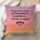 Teljesen el vagyok aleva feliratú párna クッション (ブランケット)
