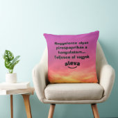 Teljesen el vagyok aleva feliratú párna クッション (椅子)
