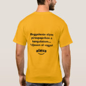 Teljesen el vagyok aleva férfi rövidujjú tシャツ (裏面)