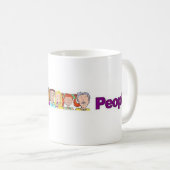 Tell 3人コーヒーマグカスタムロゴデザイン コーヒーマグカップ (正面右)