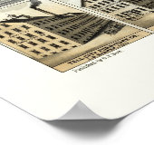 Tell City, INパノラママップ – 1870's ポスター (角)