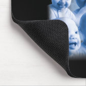 Tell em Son Funny Ai Niche Baby Laugh Holding Gen  マウスパッド (コーナー)