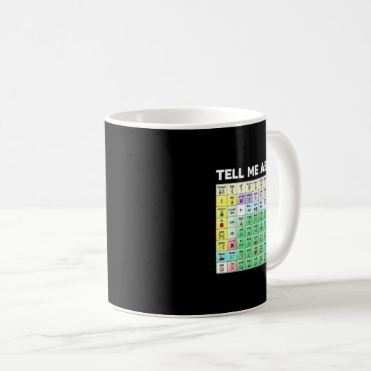 Tell Me About It Speech Language Pathology Aac Spe コーヒーマグカップ (正面右)