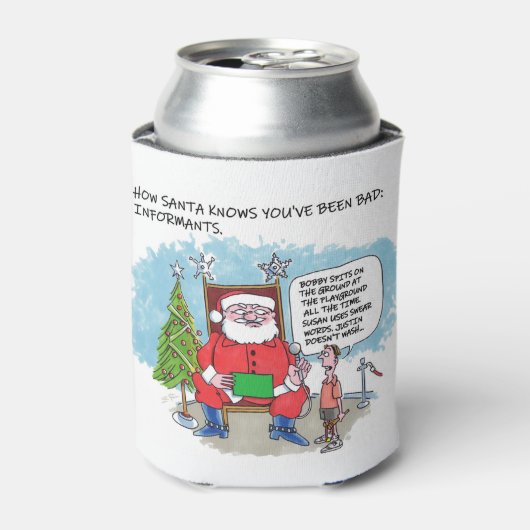 Tell Santa can cooler 缶クーラー (缶正面)