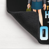 Tell The How Big Your God Is - Christian Motivatio マウスパッド (コーナー)