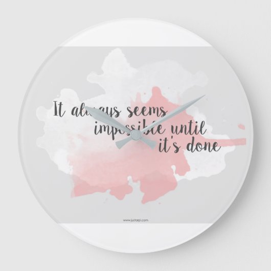 Tell Time!!! Wall Clock ラージ壁時計 (正面)