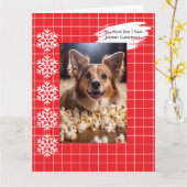 Tell Your Dog I Said Merry Christmas カード (黄色い花)