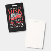 Telling This Bus Driver How To Do バッジ (正面＆裏面)