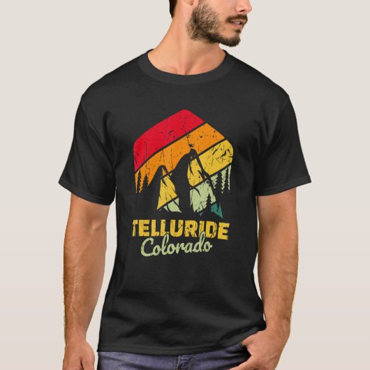 Telluride Colorado Mountain Bear Tシャツ (正面)