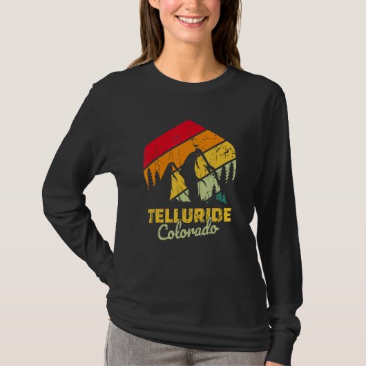 Telluride Colorado Mountain Bear Tシャツ (正面)