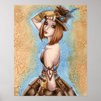 Telsa - Steampunk Art Poster ポスター