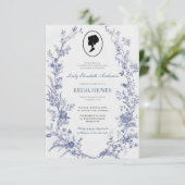 Tema del puente floral azul, regencia del té nupci 招待状 (スタンド正面)