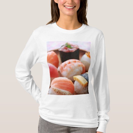 Temari Sushi Style – Round and cute Tシャツ (正面)