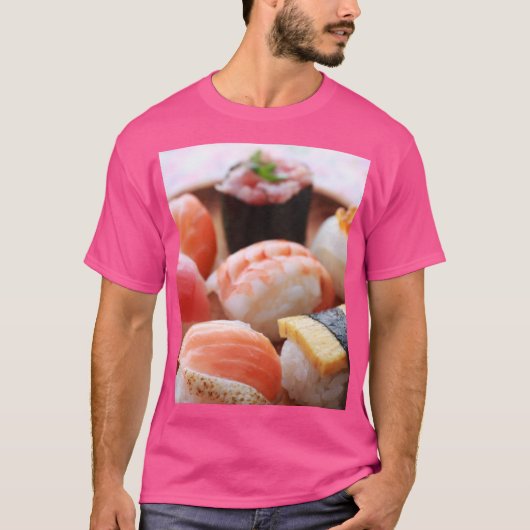 Temari Sushi Style – Round and cute Tシャツ (正面)