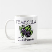 Temeculaのブドウ コーヒーマグカップ (左)