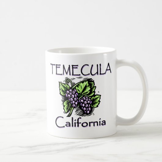 Temeculaのブドウ コーヒーマグカップ (右)