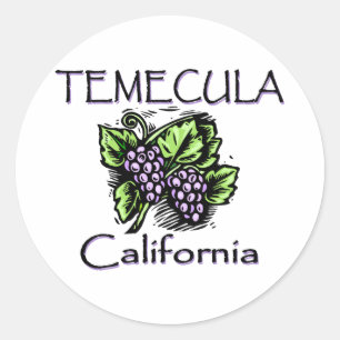 Temeculaのブドウ ラウンドシール