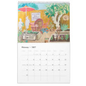 Temescal Edible Gardens Calendar カレンダー (2月 2027)