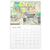 Temescal Edible Gardens Calendar カレンダー (1月 2027)