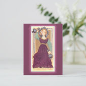 Temperanceタロットカード(フランス) ポストカード (スタンド正面)