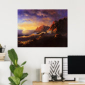 Tempest，サンセット，素晴らし Art by Ivan Aivazovsky ポスター (ホームオフィス)