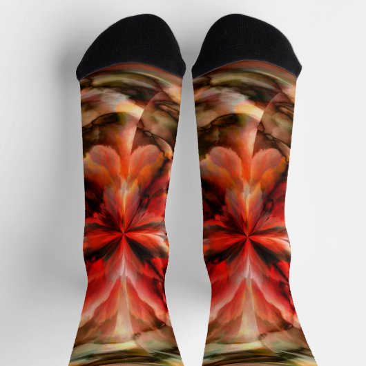 Tempest II (Red) ソックス (上部)